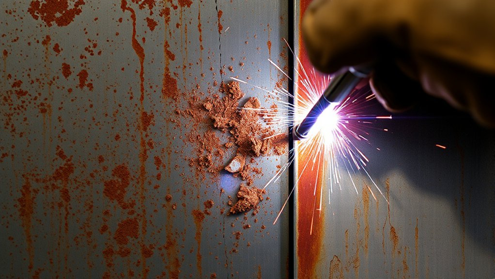 clean surfaces ensure strong welds