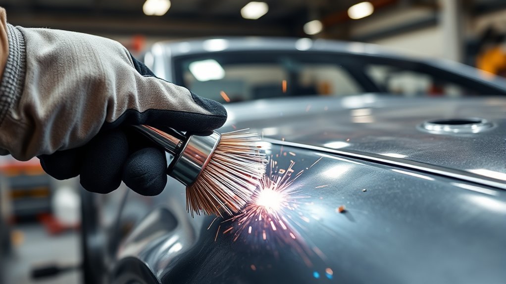 clean welds for finishing