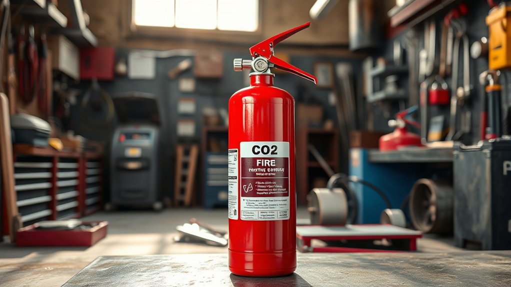 co2 extinguishers for welding fires