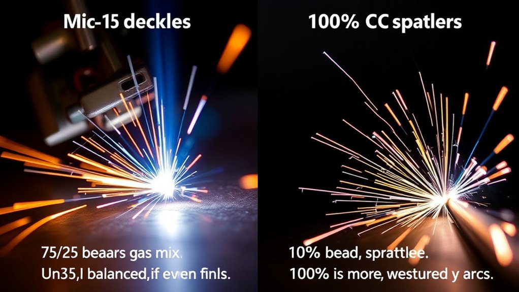 co2 welding technique adjustments