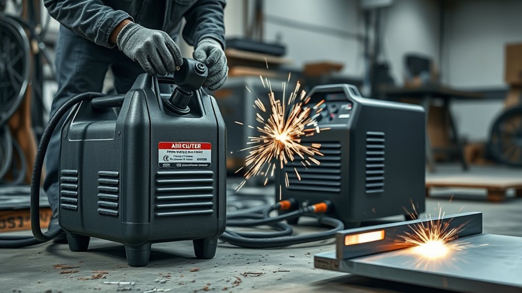 compressor cfm limits plasma cutting