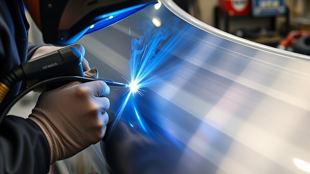 control heat for welding