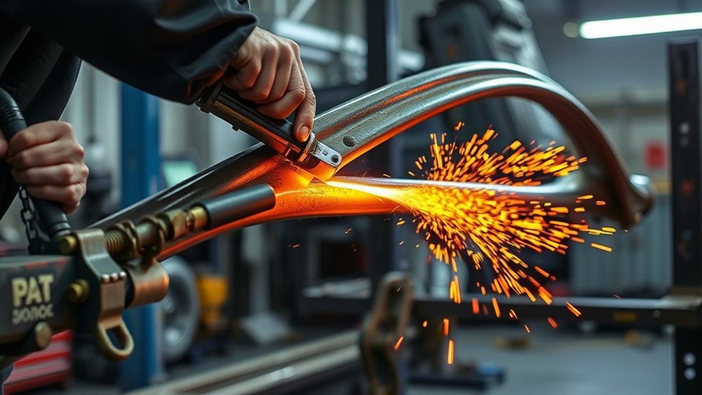 controlled frame heat repair