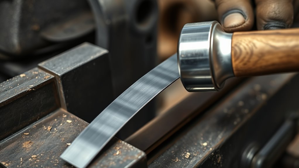 controlled hammering for curves