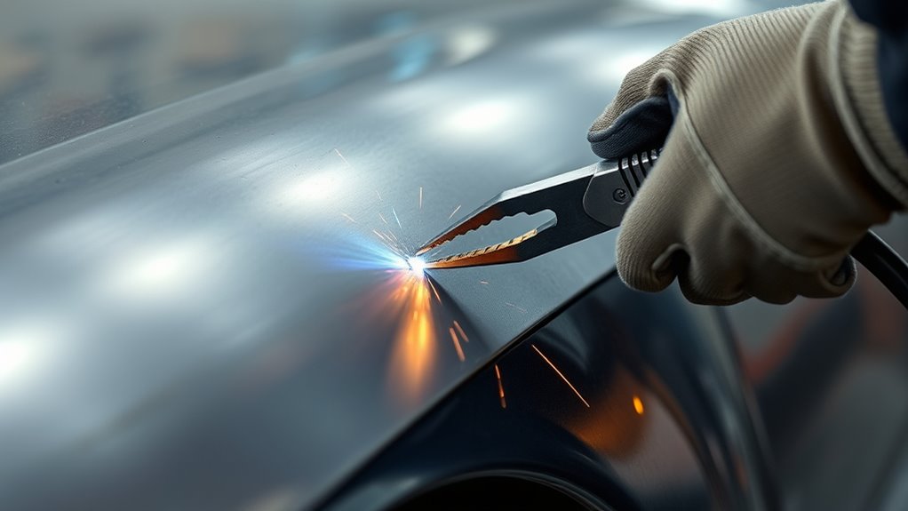 controlled heat auto welding