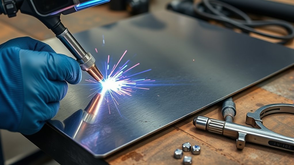 controlled heat for welding