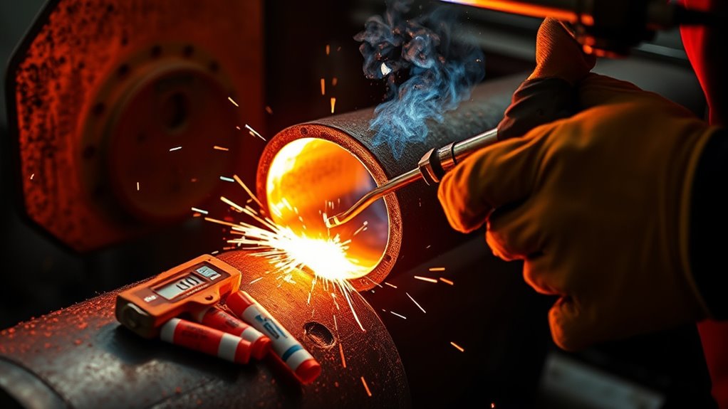 controlled heat for welding