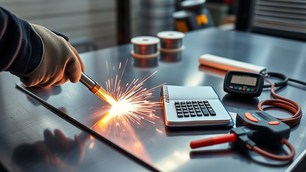 controlled welding heat input