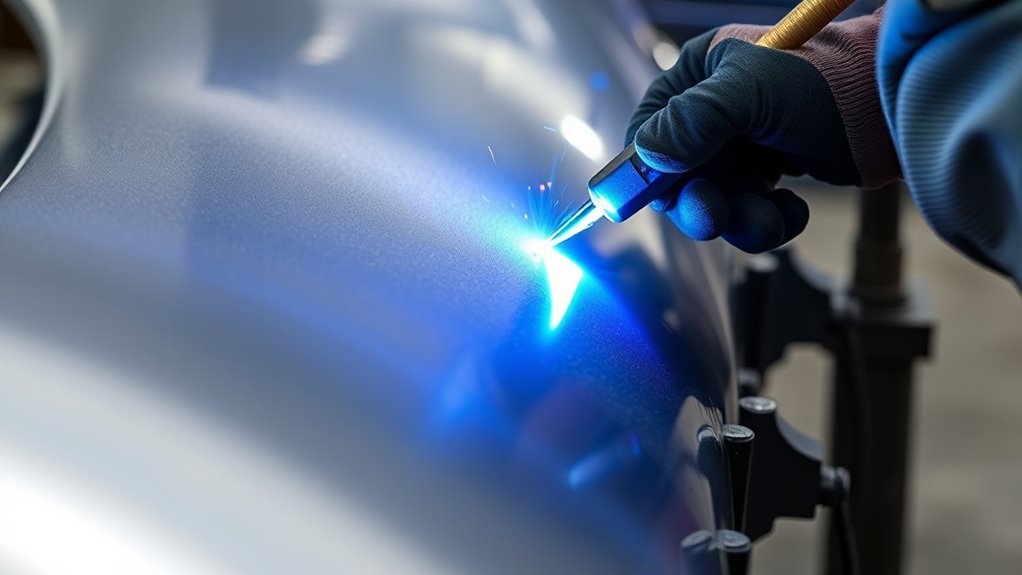 controlled welding prevents warping
