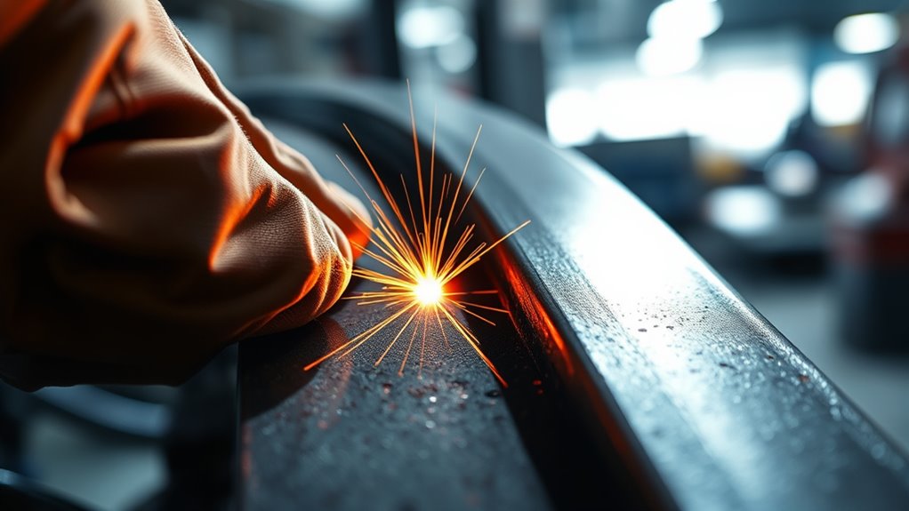 crack initiation from welding