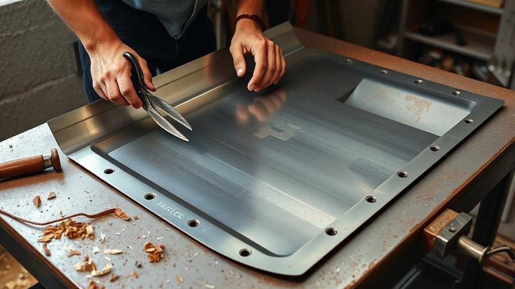 creating sheet metal patch