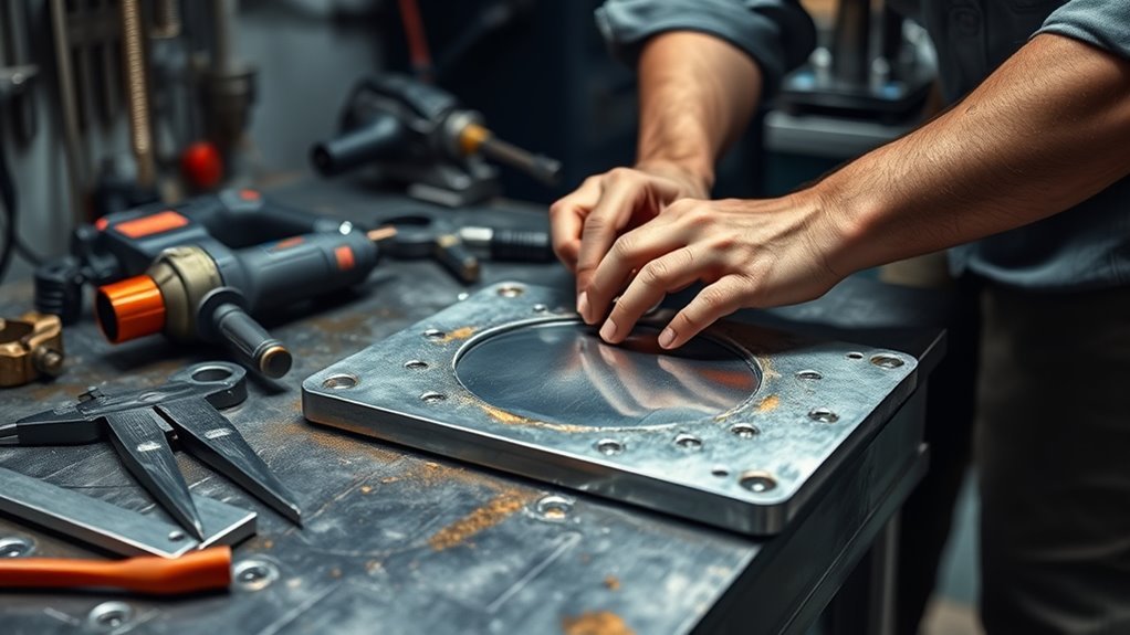 custom exhaust flange fabrication