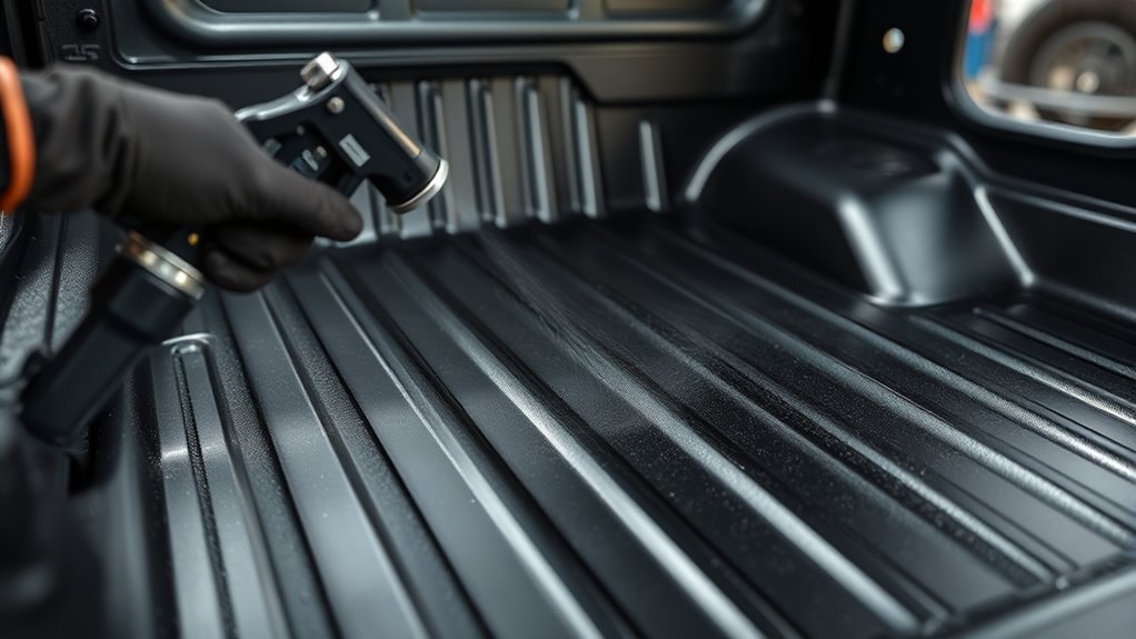 easy to clean floor pan