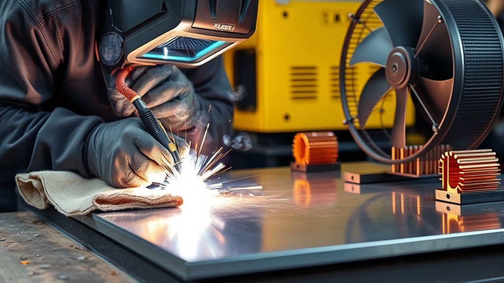 effective weld cooling techniques