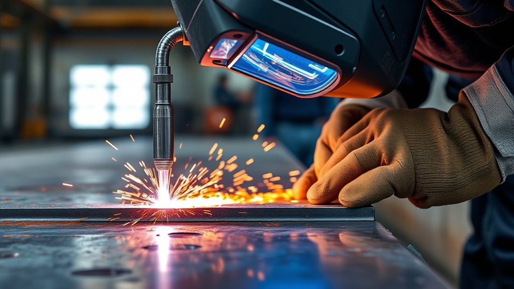 efficient controlled flat welding