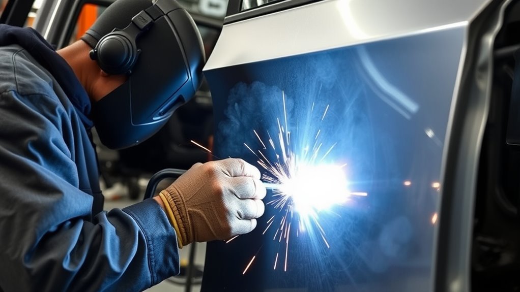 efficient thin steel welding