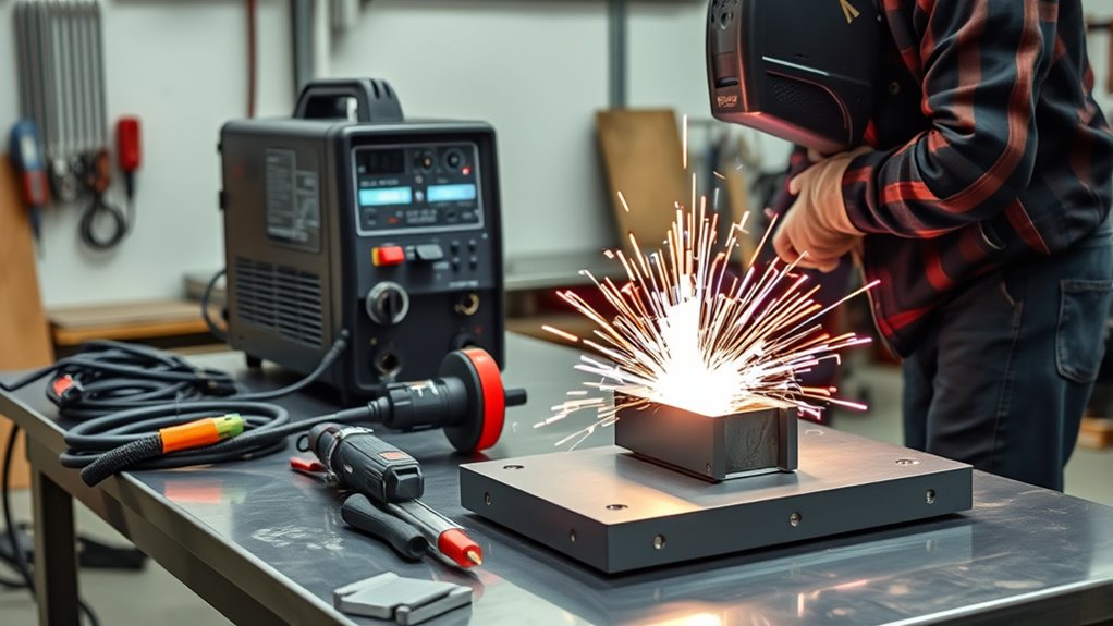 efficient welding area setup