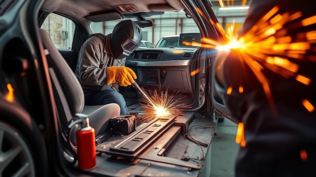 eliminate flammable interior materials