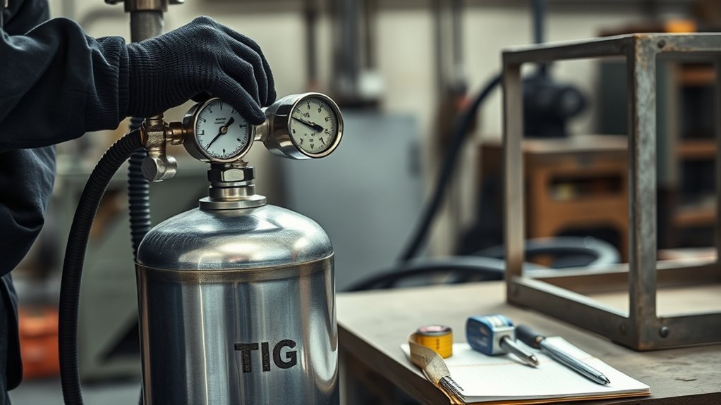 estimating welding gas consumption