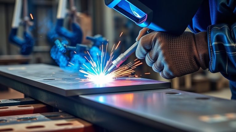 flat welding position usage