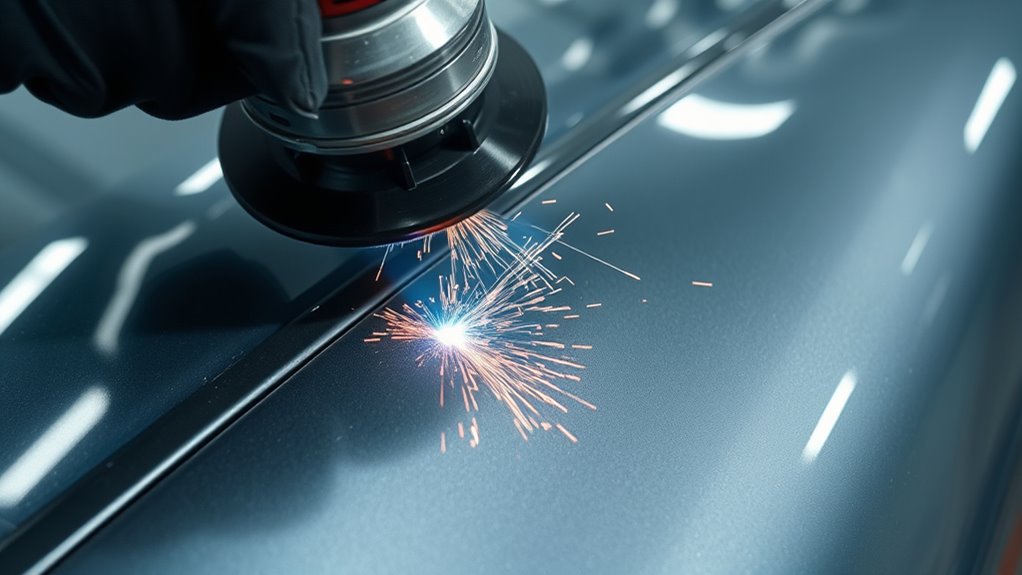 flush weld grinding techniques