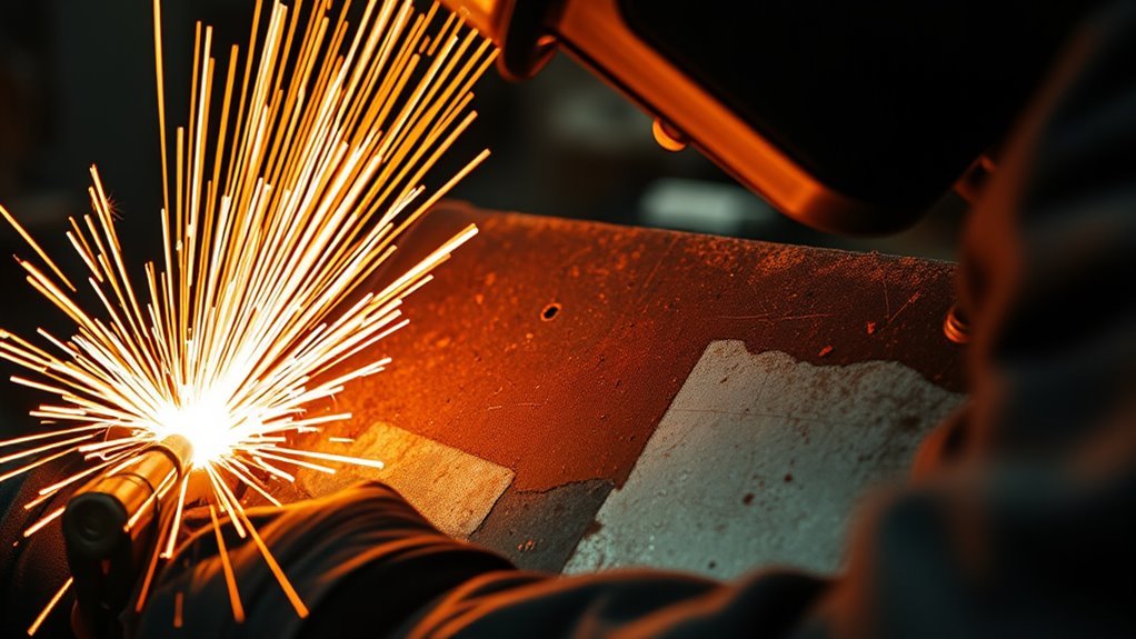 flux core auto body welding