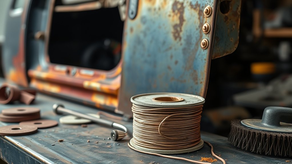 flux cored wire for contaminated metal