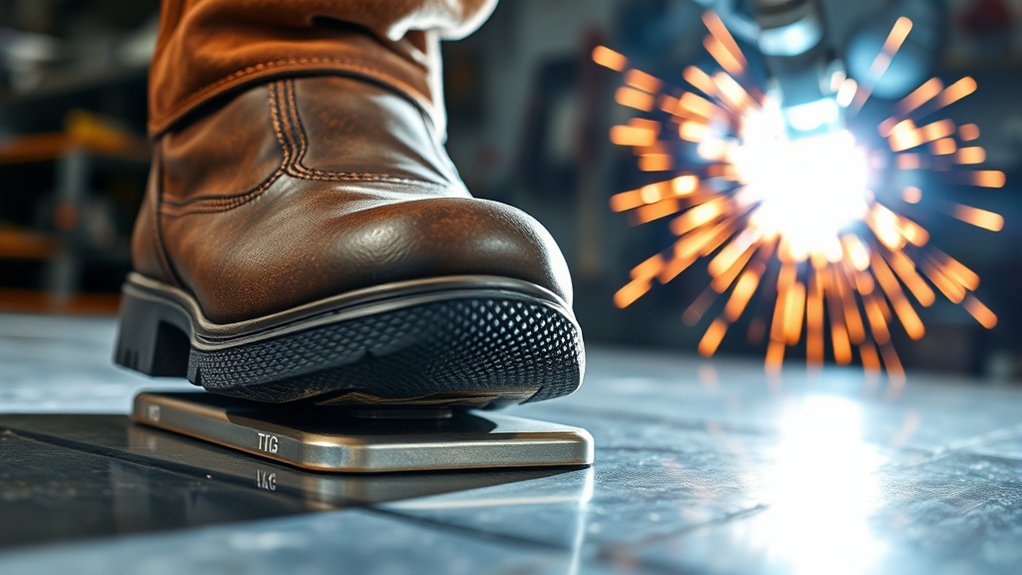 foot pedal heat control