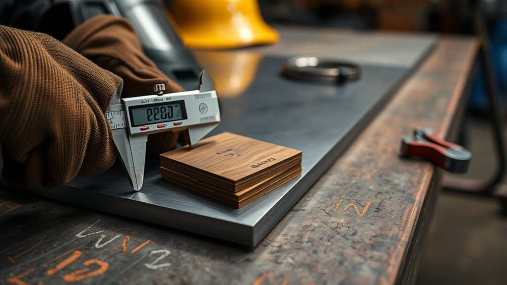 gauge material verification process