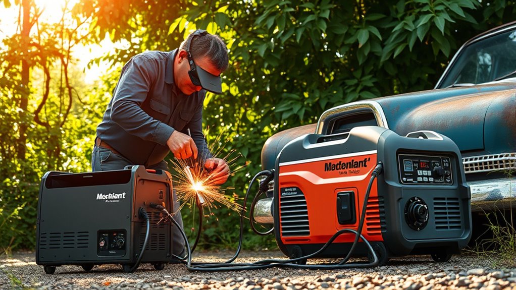 generator welding power output