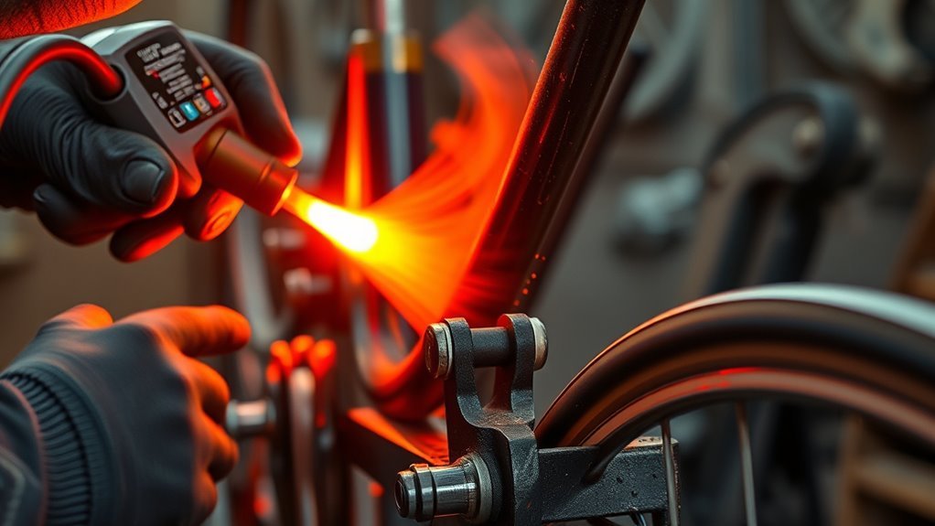 heat straightening frame repair