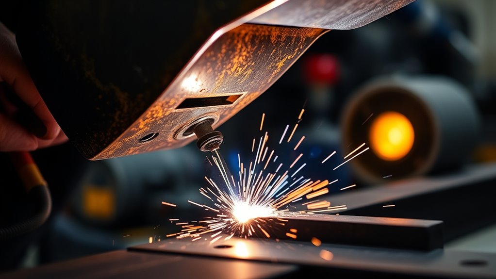 high heat leads to burn through