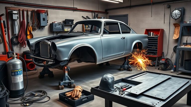 home garage welding setup