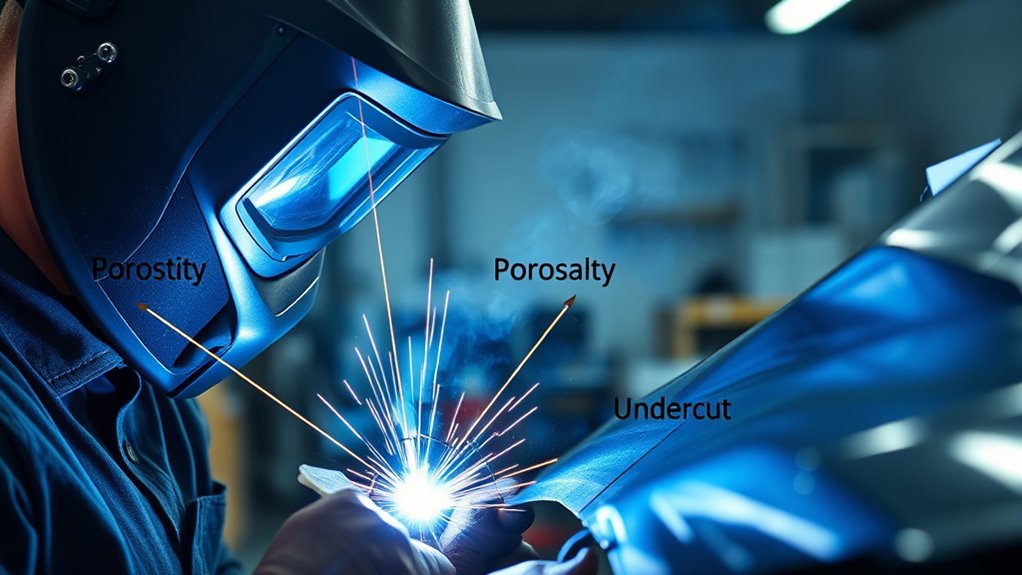 identify and correct weld defects