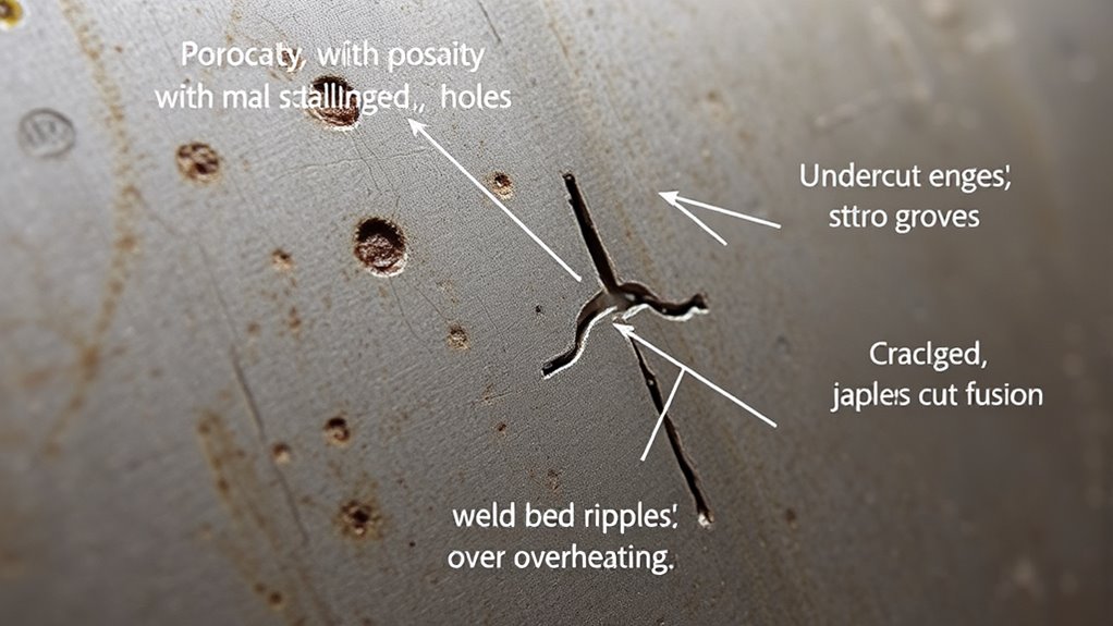 identifying welding defect indicators