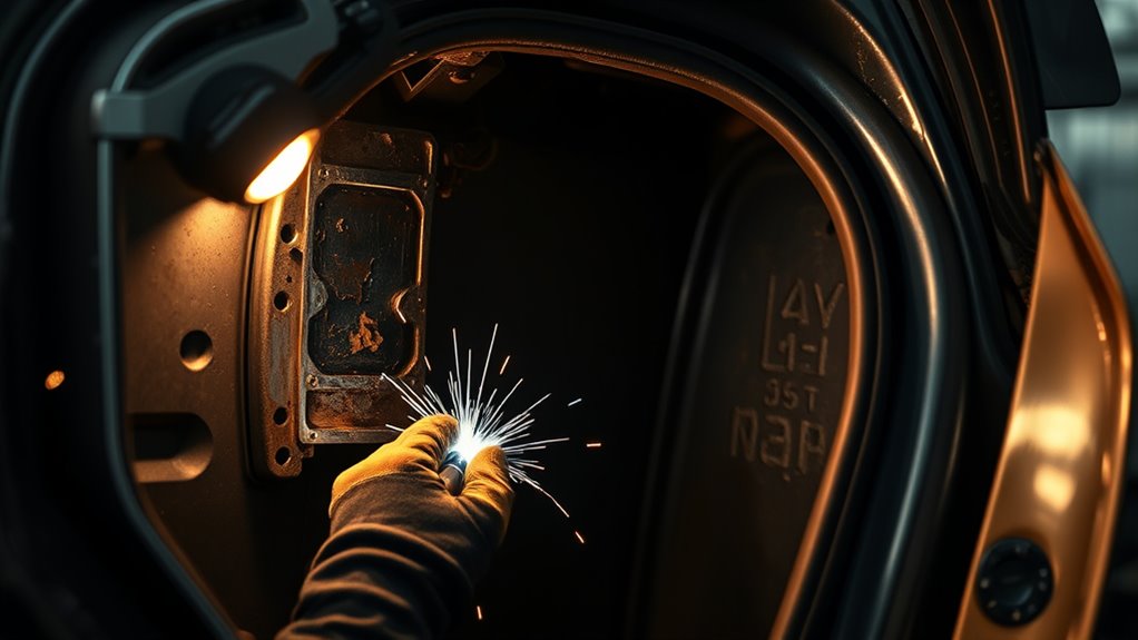inspect for rust hazards