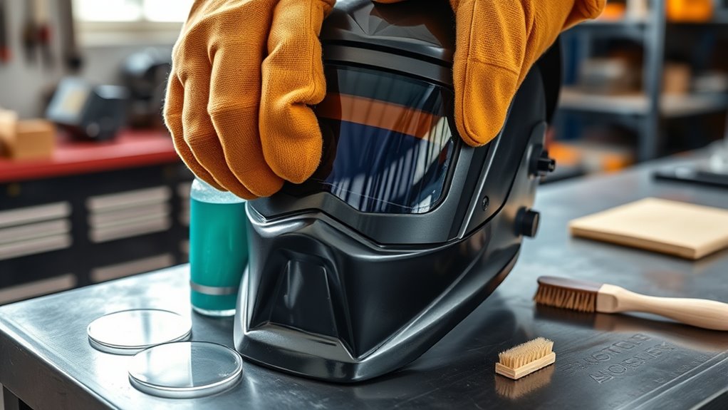maintain auto darkening safety regularly
