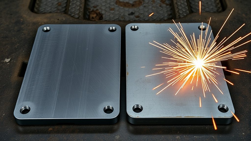 material thickness determines welding