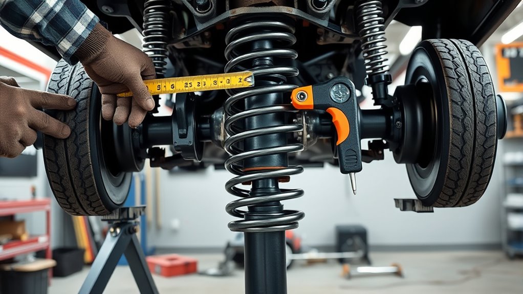 measure axle alignment accurately