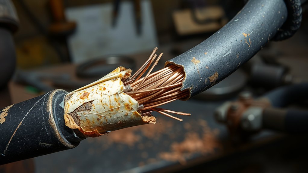 mig cable deterioration signs