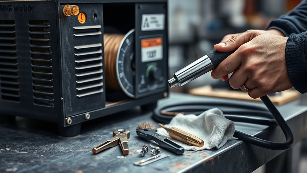 mig welder care routine