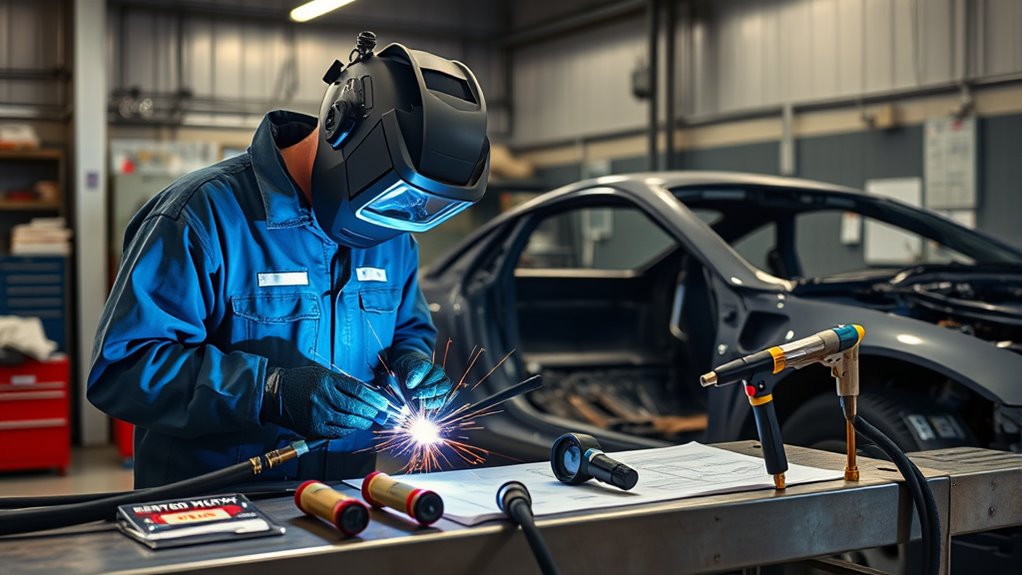mig welding for auto repairs