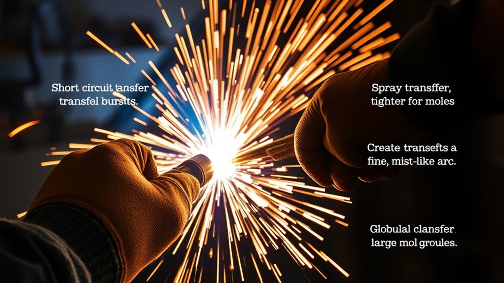 mig welding transfer modes