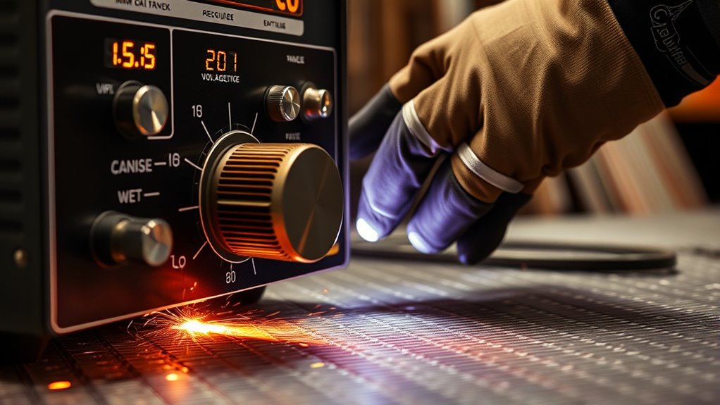 mig welding voltage settings