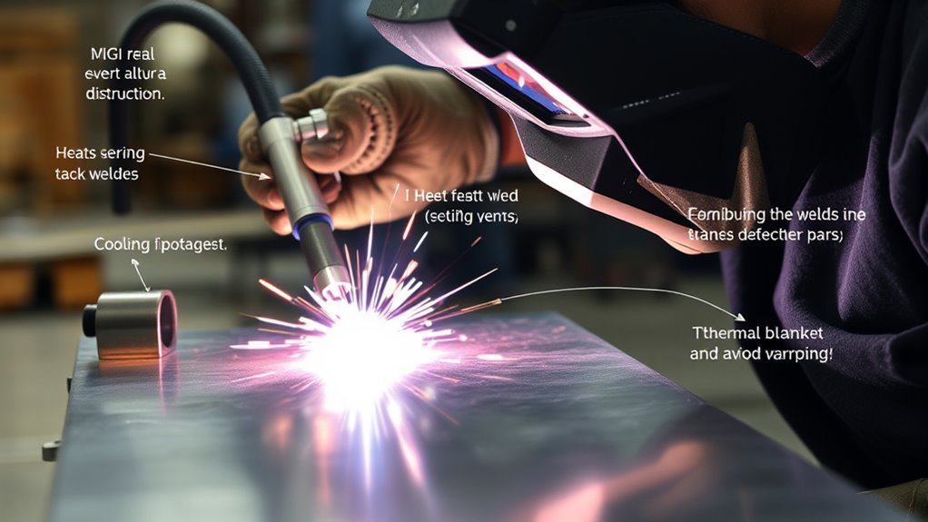 minimize warping in welding
