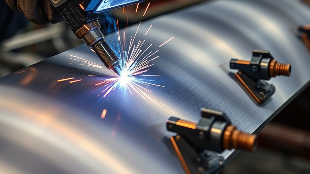 minimizing distortion in welding