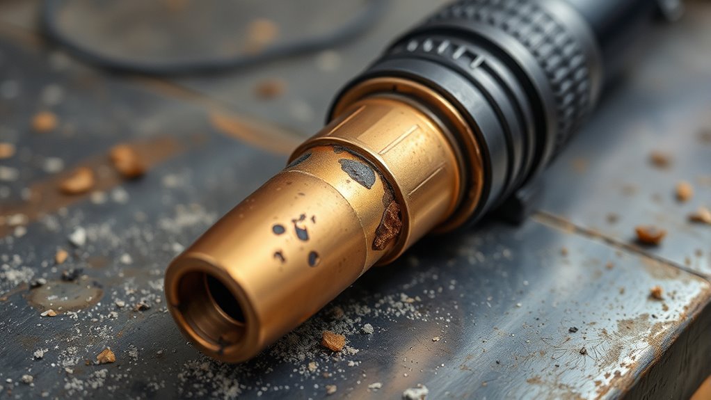 monitor nozzle wear signs