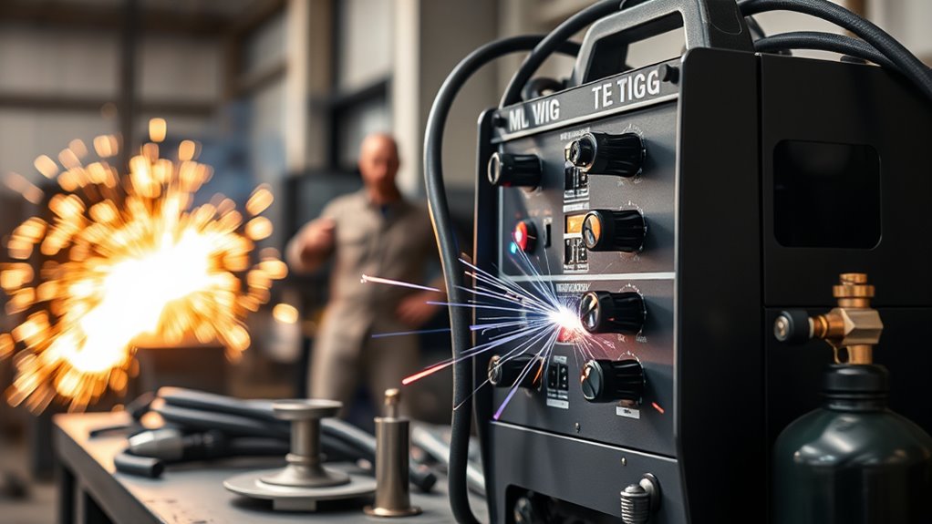 multi process welder operation switch