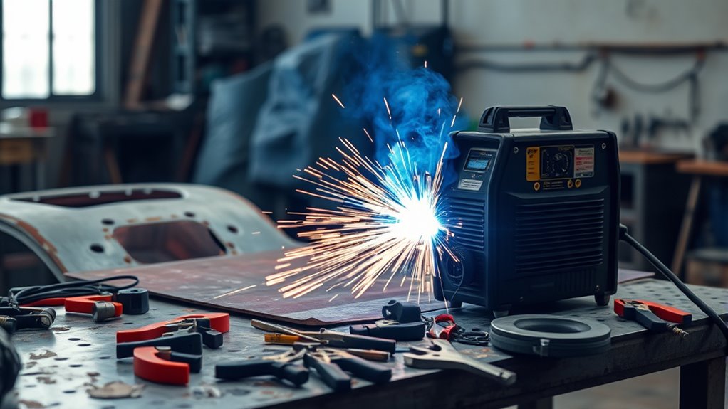 portable precision metal cutting