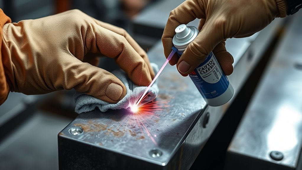 post weld metal protection techniques